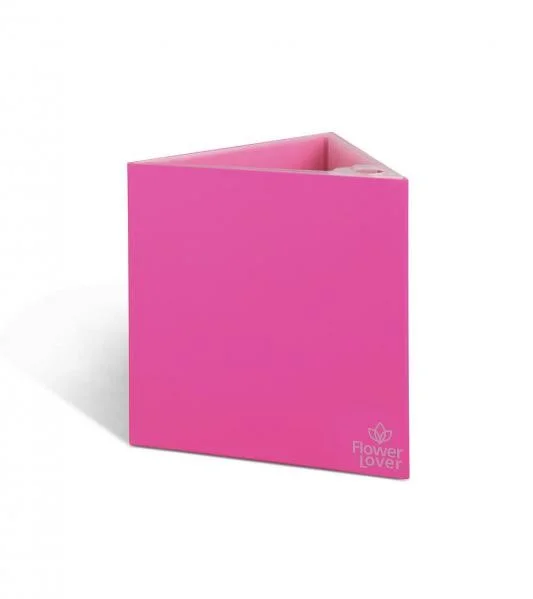 Samozavlažovací kvetináč FLOWER LOVER TRIANGLE 27x27x27 cm