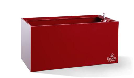 Samozavlažovací kvetináč FLOWER LOVER CUBICO WIDE 42x21x21 cm