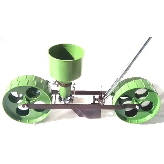 Ručná sejačka HOBBY - MINI FARMER R4 s vibračným vysievaním s násadou