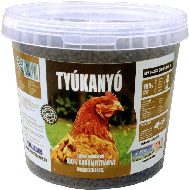 Organické hnojivo, hydinový trus 4kg