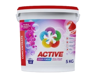  Prací prášok Active Color 5kg, 65 praní