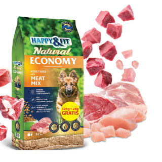 Happy & Fit Economy Meat Mix 12+2kg